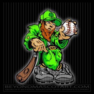 Leprechaun Baseball Player