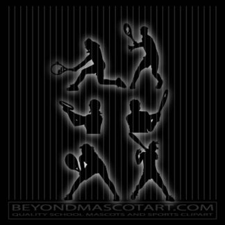 Silhouette Tennis Female