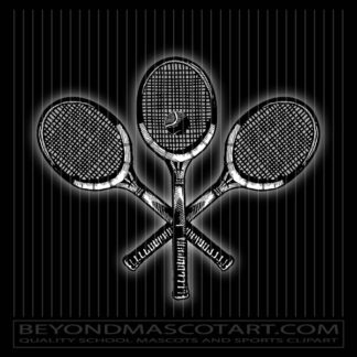 Wood Tennis Racquet Clipart
