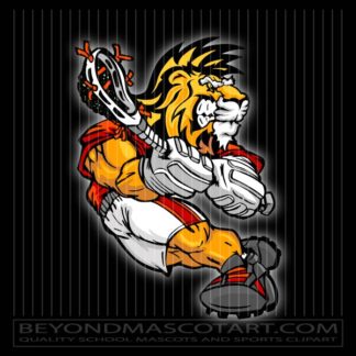 Lion Lacrosse Mascot