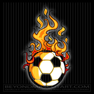 Fire Soccer Clipart
