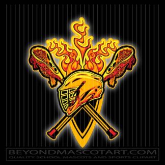 Flame Lacrosse Design