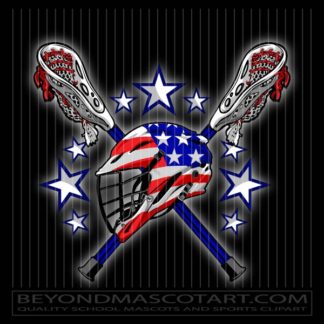 Patriotic Lacrosse Design
