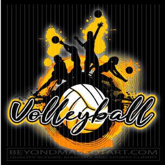 Volleyball Silhouettes