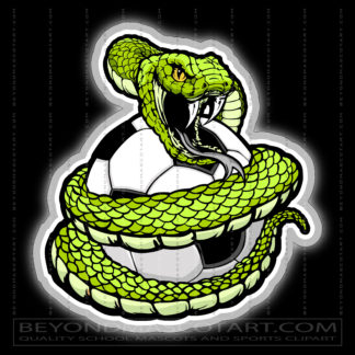 Soccer Snake Clipart