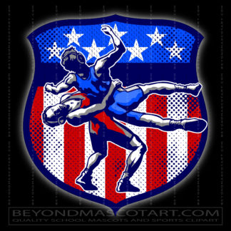 Veterans Day Wrestling Logo