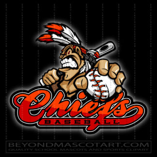 Cartoon Baseball Chief