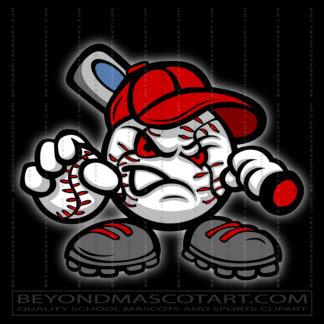 Baseball Cartoon Logo