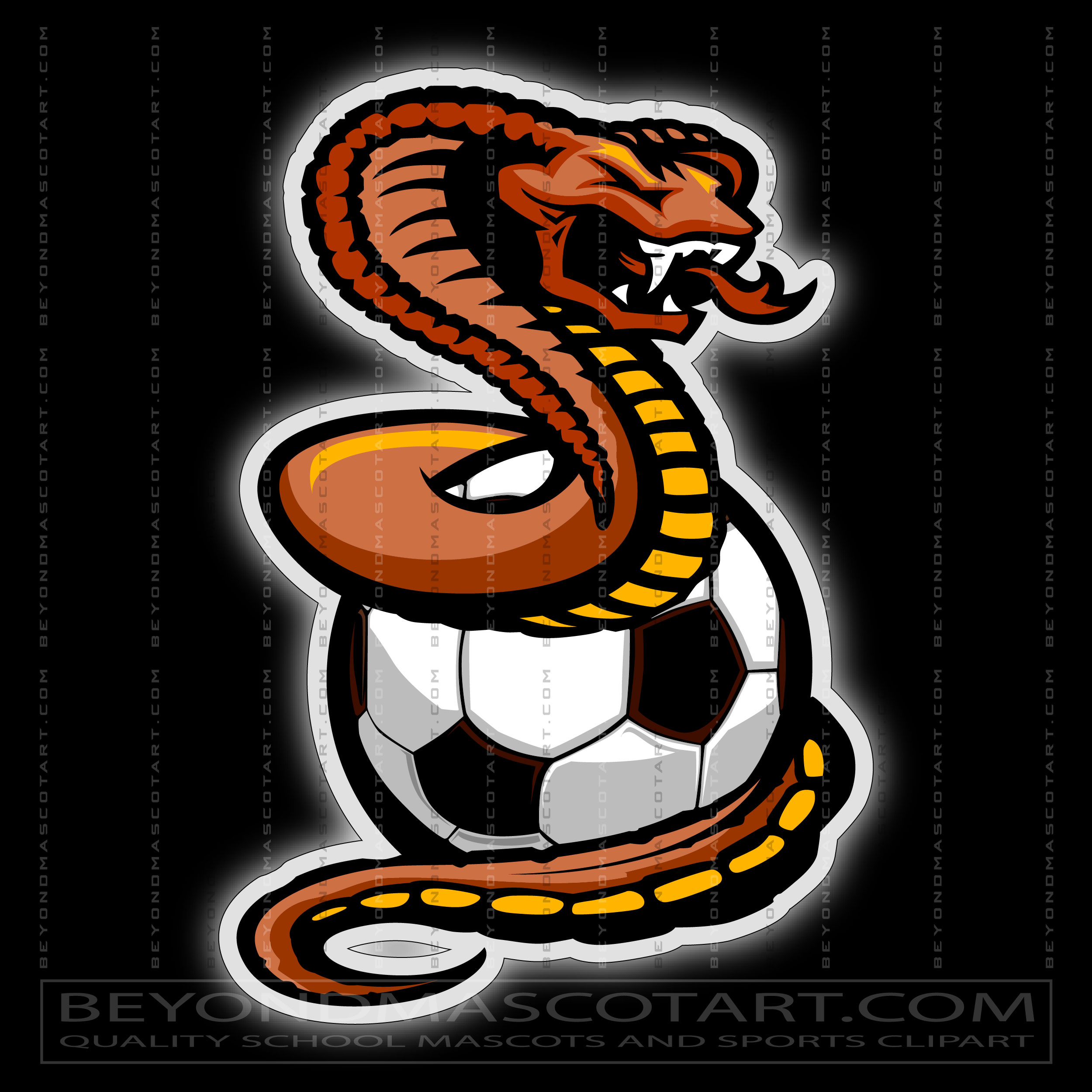 Cobras Soccer Team Art Vector Format AI EPS JPG PNG