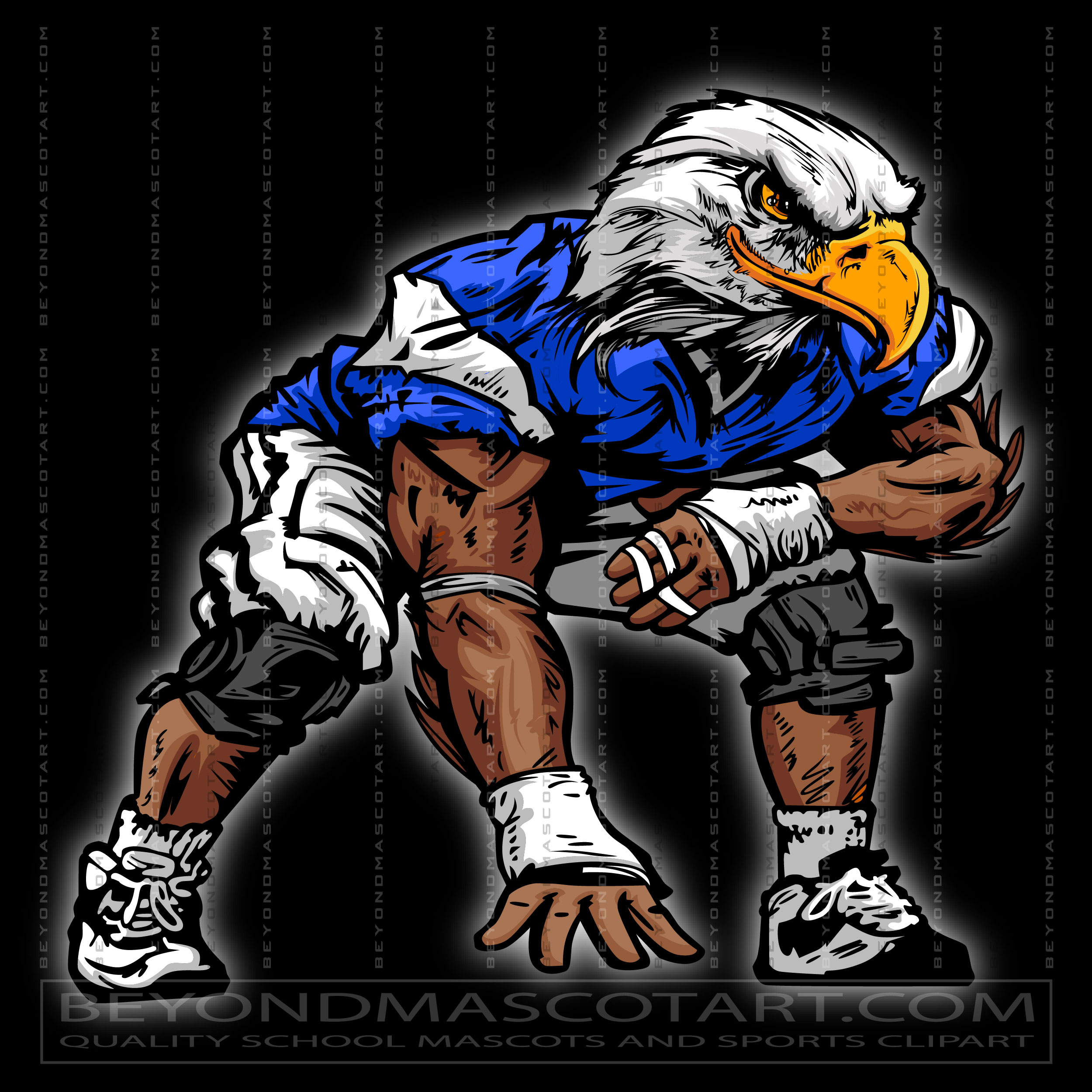 Eagle Football Clipart