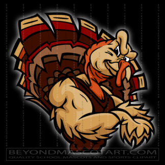 Thanksgiving Turkey Workout Clipart